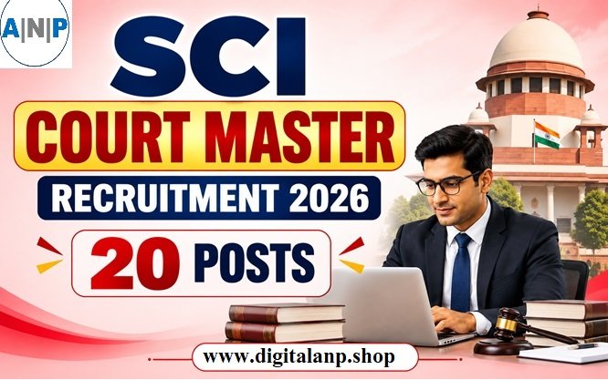 SCI Court Master Recruitment 2026: Apply Online for 20 Posts